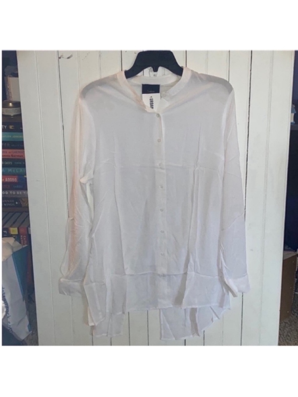 Lumiere Urban Outfitters Button Down Top White Size L